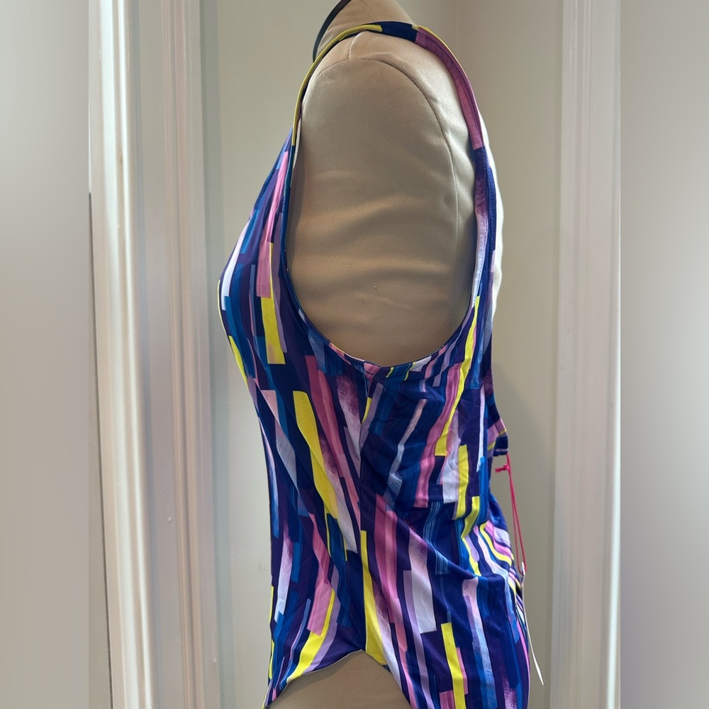 Colorful Geometric Abstract Bodysuit - Picture 4 of 7